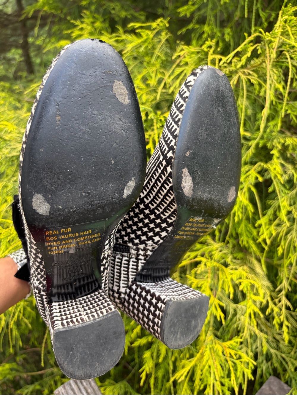 kate spade New York Calf Hair Bow Ankle Boots - Picture 9 of 10